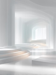 Interior Architecture Abstract Light Colors