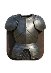 Isolated Metal Armor Protection with Transparent Background Illustration