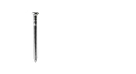 Isolated Metal Nail Steel Hardware Tool Silver Construction Object