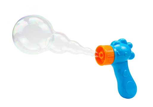Toy Bubble Gun Maker With Transparent Background Isolated Object