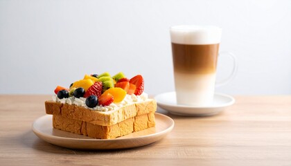 フルーツサンドと夏のコーヒーセット
