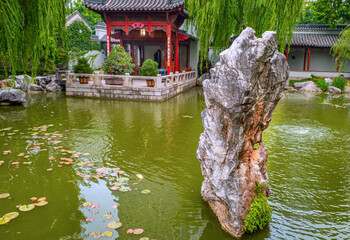 The Chinese Garden of Friendship. This garden was modelled after the classic private gardens of the...