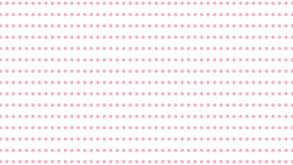 Seamless white background with light pink polka dots. Versatile vector for kids, fabric, web, and celebration designs.