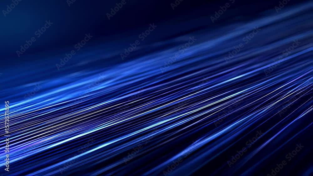 Aufkleber bright light streaks crisscross in a diagonal pattern against a rich midnight blue canvas forming a 