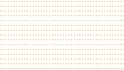 Soft beige polka dot background vector. Seamless, gentle pattern for baby, nursery, and delicate designs.