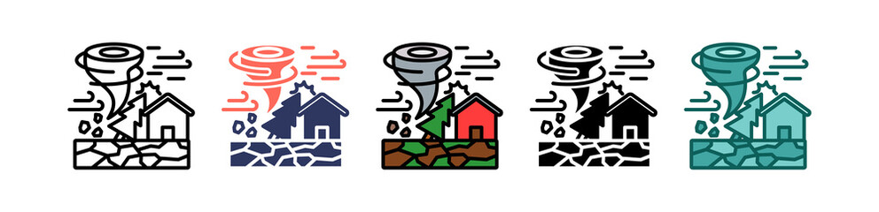 Typhoon multiple icon