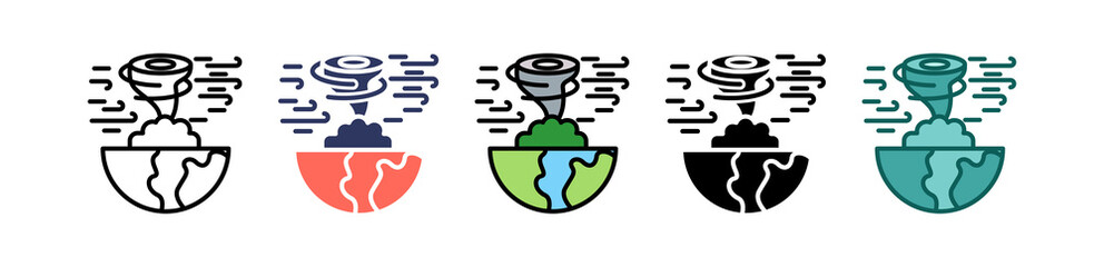 Cyclone multiple icon