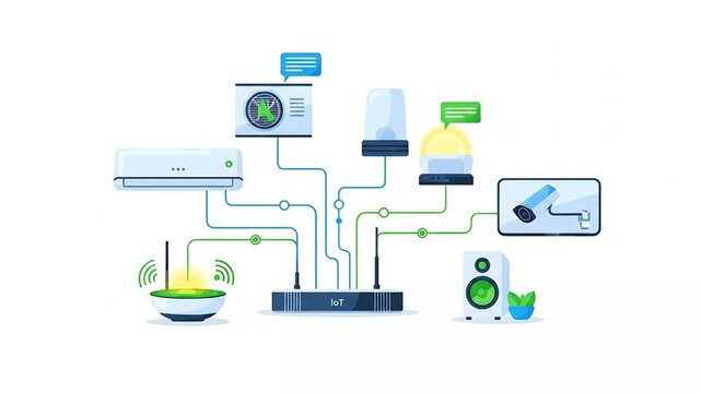Smart home technology devices network