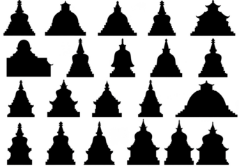 Abstract Dark Pixel Glitch Background With Bright Dots and Effects