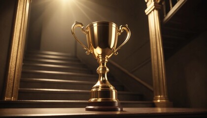 gold cup of coffee