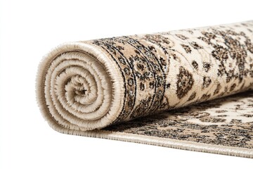 Area rug isolated on white background