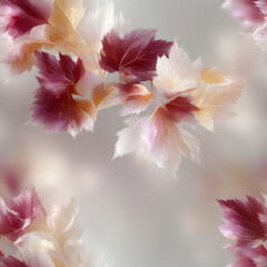 pattern leaves autumn elegant glowing