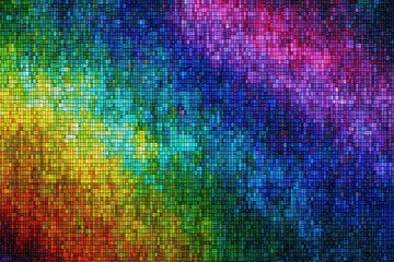 Vibrant Abstract Gradient Background. Colorful Mosaic & Pixelated Artwork for Modern Decorative Design