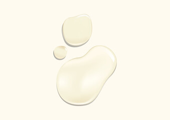 Water Drop Toner and Lotion. Cosmetic product swatch