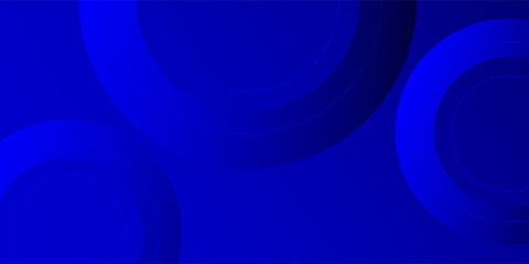 Minimal geometric background. Blue elements with fluid gradient. Used to decorate advertisements, publications, vector illustration