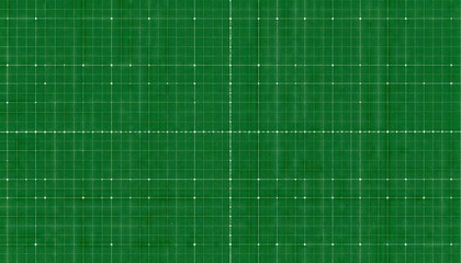 Abstract Green Mesh Overlay of Coaxial Trace Crossings with Grid Pattern