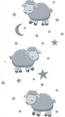 Sleeping sheep nursery design