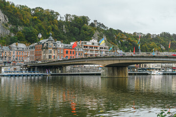 Beautiful town of Dinant in Belgium