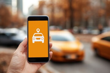 Smartphone With Navigation App for Urban Transportation and Travel