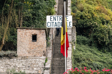 Beautiful town of Dinant in Belgium
