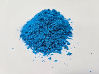 a color pigment on paper