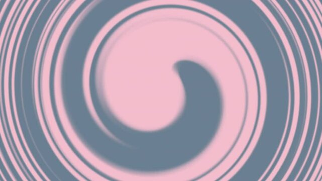 ピンクとグレーの渦巻き抽象画