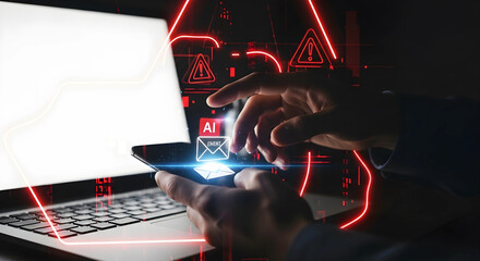 Smartphone Ai Element Cyber Attack