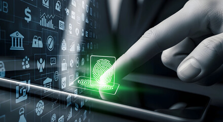 Fingerprint Scanning with Icons