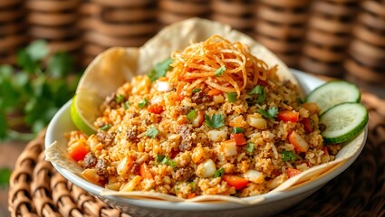 "Authentic Sri Lankan Kottu: A Flavorful Street Food Delight"