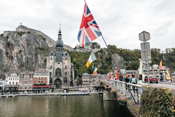 Beautiful town of Dinant in Belgium