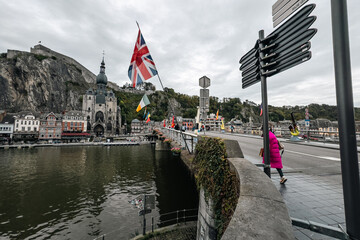Beautiful town of Dinant in Belgium