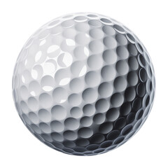 Diminishing Dimpled Sphere isolated on a transparent background