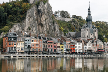 Beautiful town of Dinant in Belgium