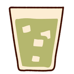 vector illustration of a juice