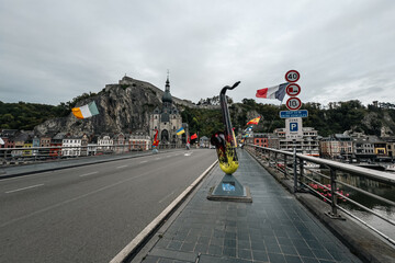 Beautiful town of Dinant in Belgium