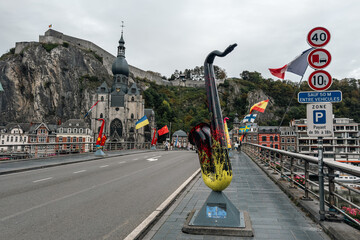 Beautiful town of Dinant in Belgium