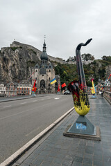 Beautiful town of Dinant in Belgium
