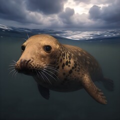 sea lion on the beach