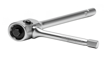 Isolated Rachet Tool With Handle For Auto Repair And Maintenance