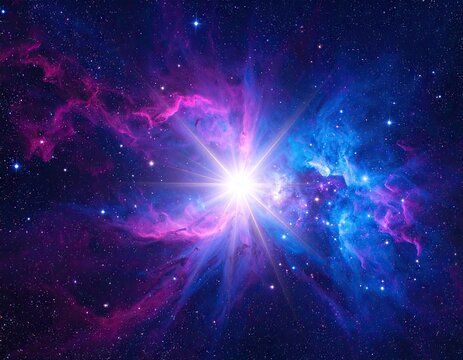 Cosmic explosion in a nebula