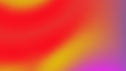 Blurry blend of orange red yellow and purple abstract background with vibrant colors for website banners, social media posts, or design projects.