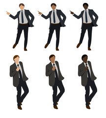 Men in Suits illustration