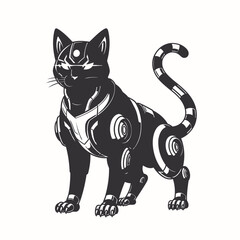 Obraz premium Vector Cat Character For Design