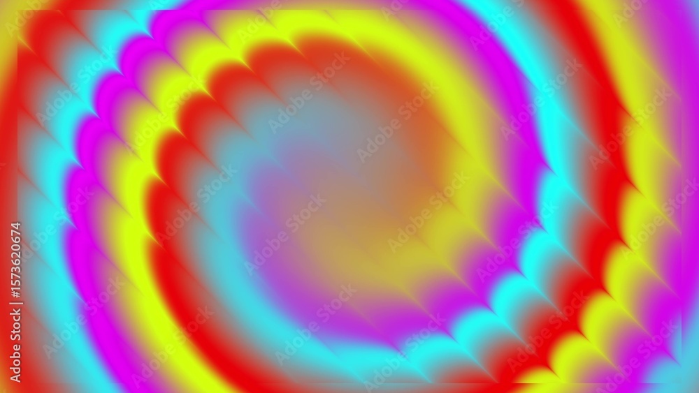 Poster vibrant abstract background with swirling rainbow colors and soft gradients