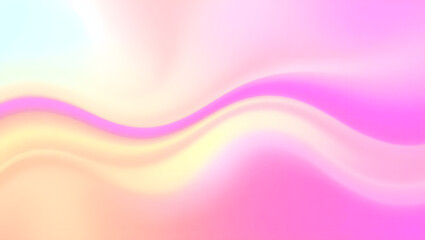 Obraz premium Subtle Wavy Gradient in Light Pink and Yellow Tones - Abstract Background for Digital Design and Creative Projects