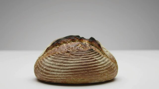 Freshly Baked Artisan Sourdough Bread Loaf