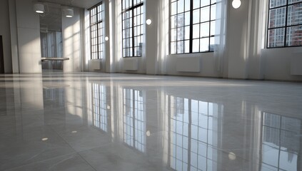 Reflected Light in a Spacious Interior Setting