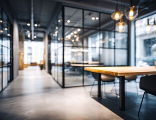 Modern Workspace Clean Lines and Natural Lighting Details