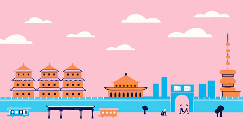 vector illustration of a mosque