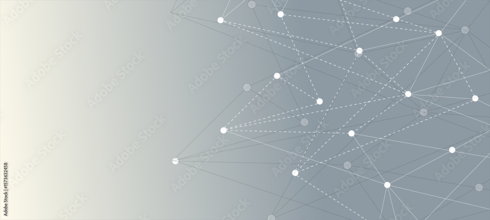 Aufkleber abstract white network background network abstract white background